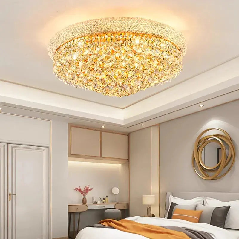 Morden Crystal Ceiling Lamp Bedroom Atmospheric ChandeliersLife®