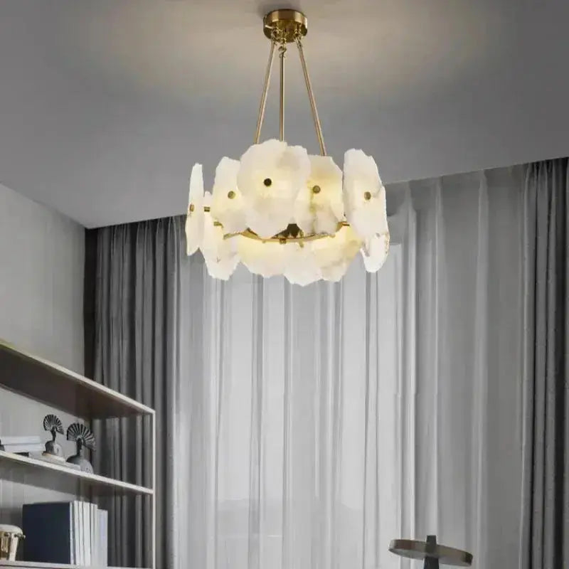 Round Ceiling Marble Chandelier ChandeliersLife®