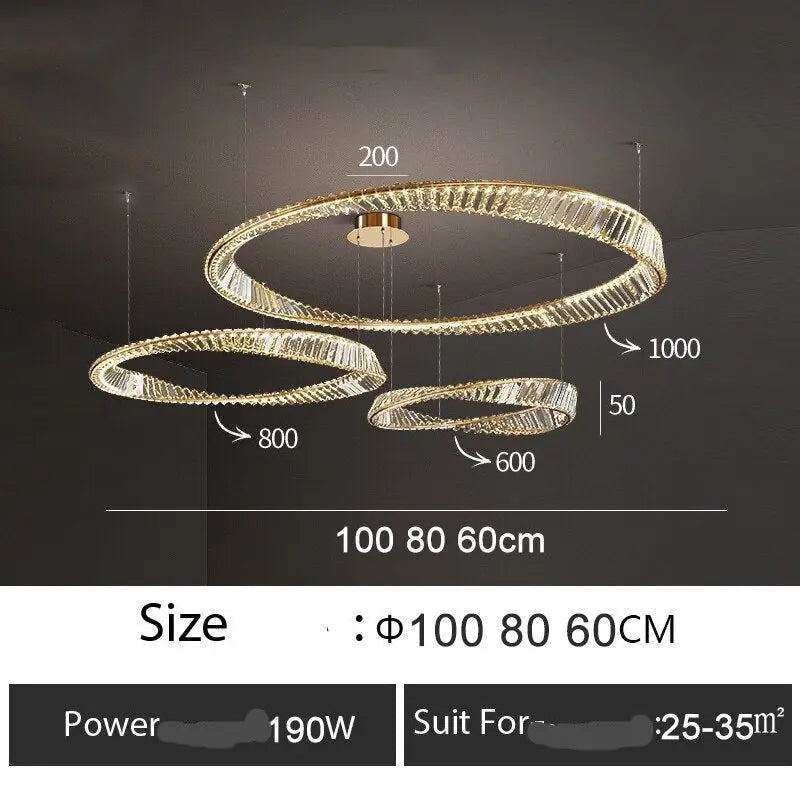 Crystal Led Chandelier ChandeliersLife®