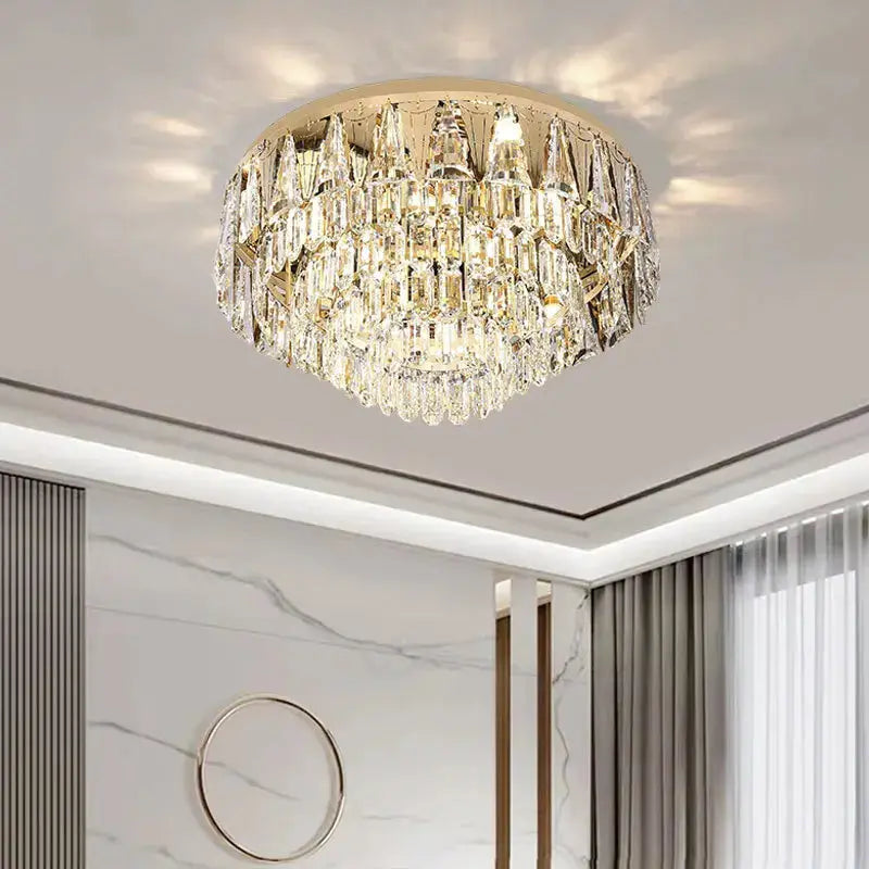 Rectangular Round Crystal Luxury Ceiling Lamp ChandeliersLife®