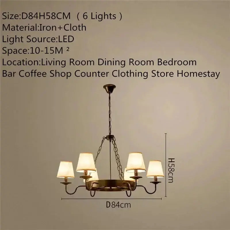 Industrial Retro Decor Chandelier ChandeliersLife®