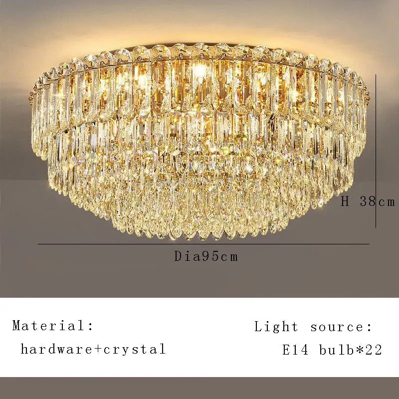 Nordic Modern Crystal Elegant Elegant Ceiling Light ChandeliersLife®