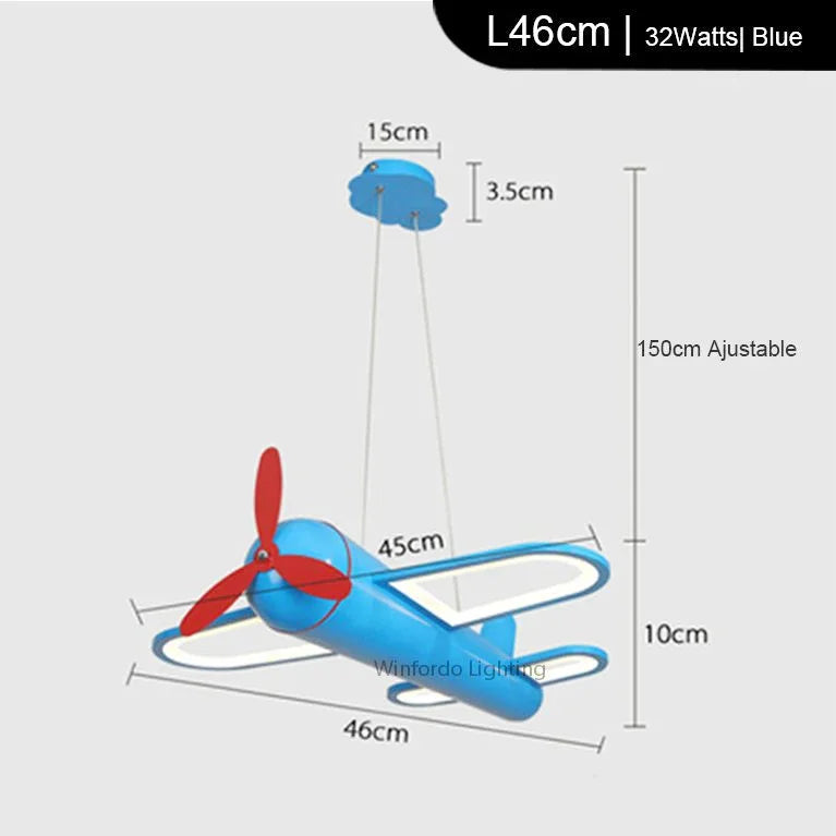 Aviator Modern Airplane LED Kids Room Chandelier – alternate product view 9