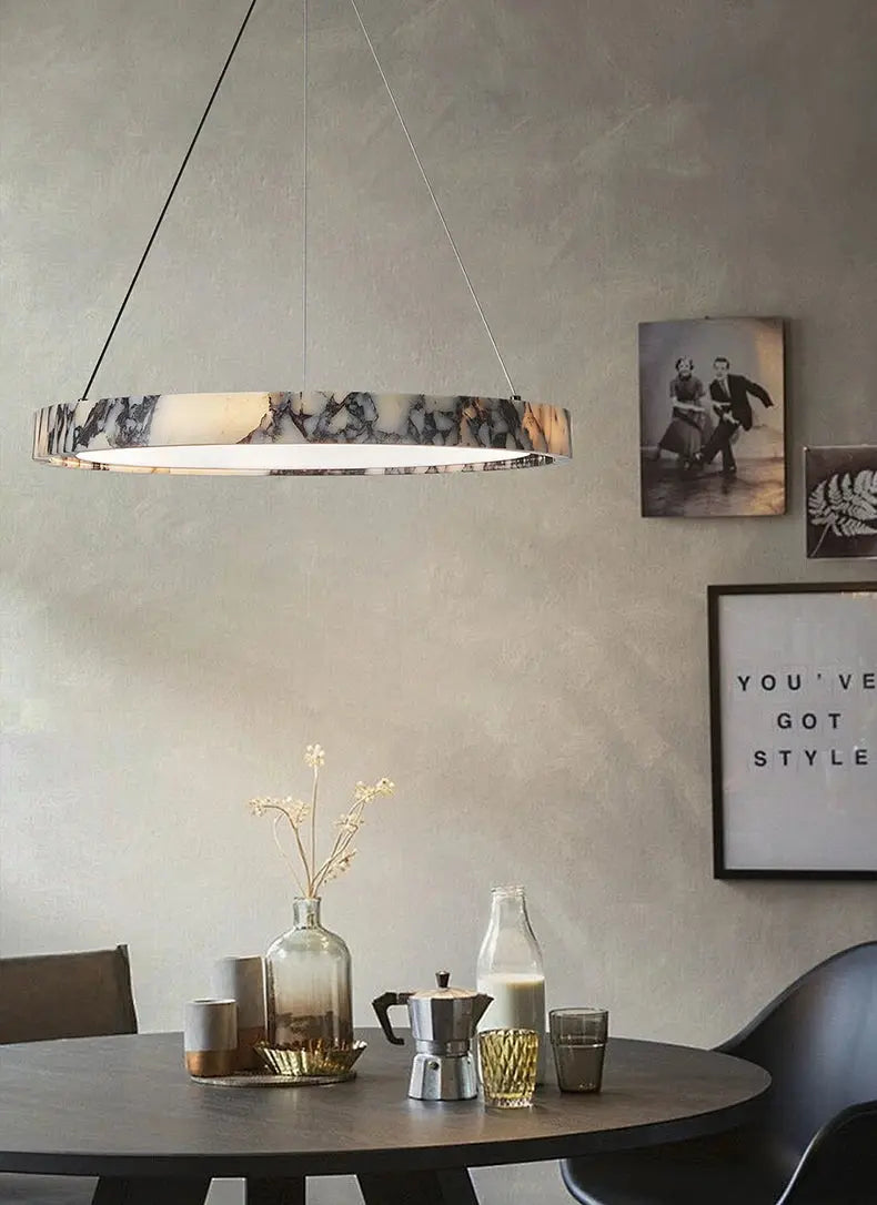 Italian Style Marble Ring Bedroom Chandelier ChandeliersLife®