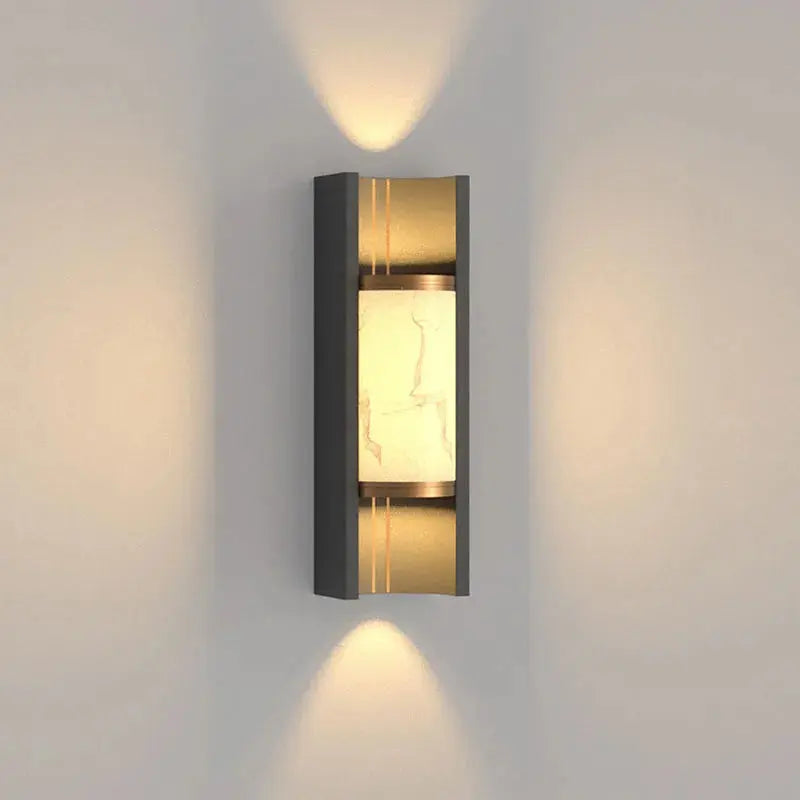 Outdoor LED Lmitated Marble Wall Lamp AC85-245V Waterproof IP65 Stainless Steel Porch Light For Street Path Sconce Decoration ChandeliersLife®