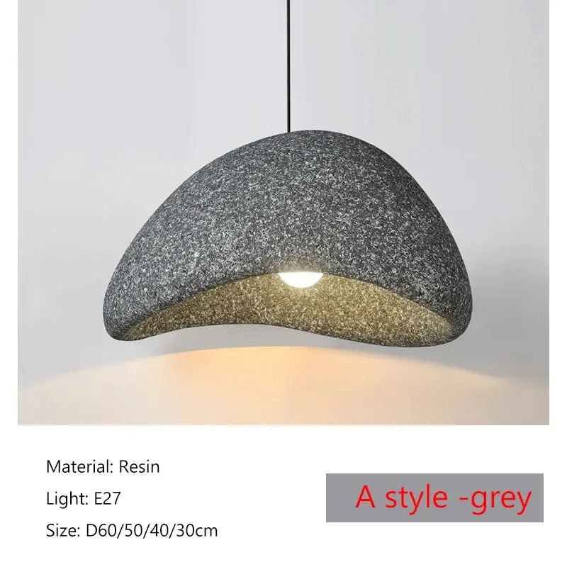 2025 New Model Wabi Sabi Pendant Lamp Living Room Dining Table Bedroom LED Ceiling Chandelier Light Home Decor E27 Hanging Lamp ChandeliersLife®