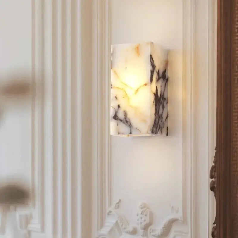 Luxury Black Marble Wall Sconce