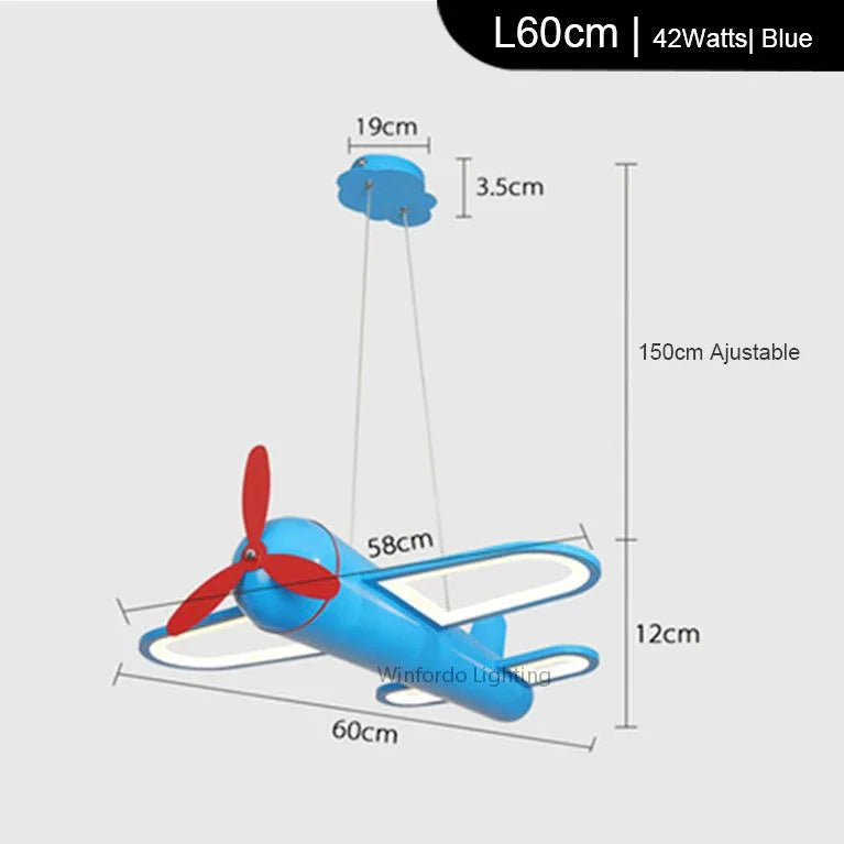 Aviator Modern Airplane LED Kids Room Chandelier – alternate product view 10