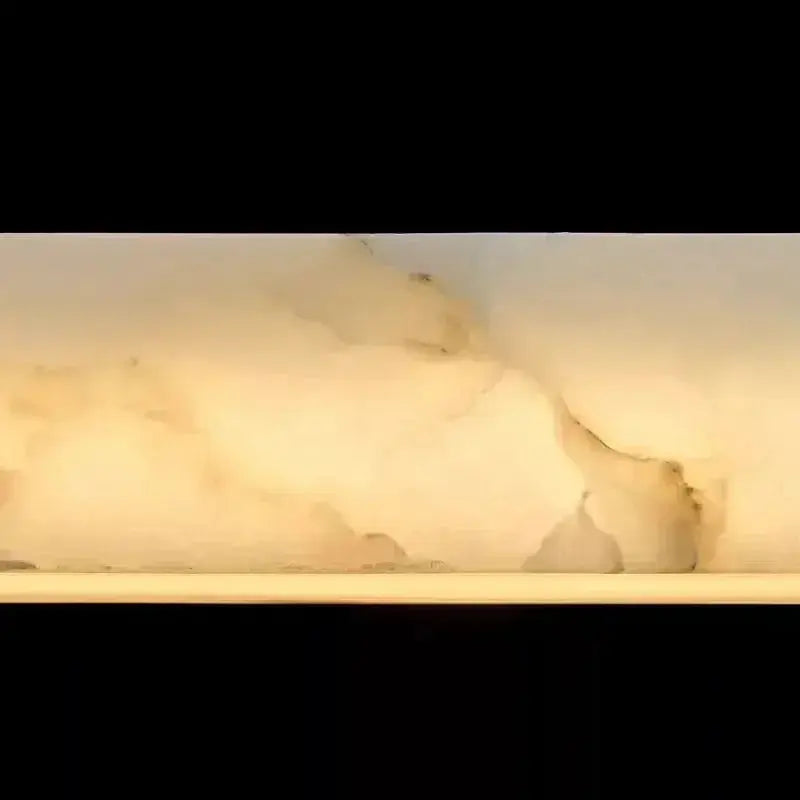 Natural Marble Alabaster Linear Chandelier ChandeliersLife®