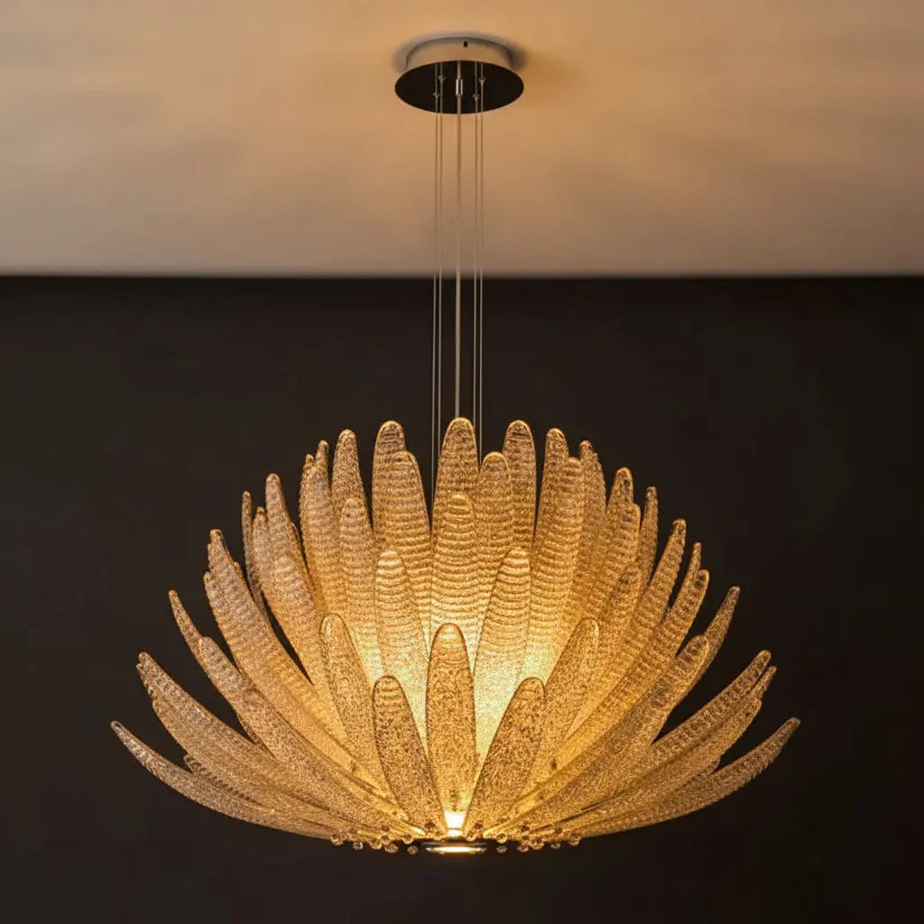 Modern Luxury Feather Glass Luxury Pendant Chandelier ChandeliersLife®