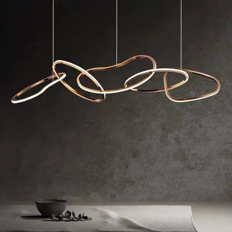 Modern Rose Gold LED Chandelier ChandeliersLife®