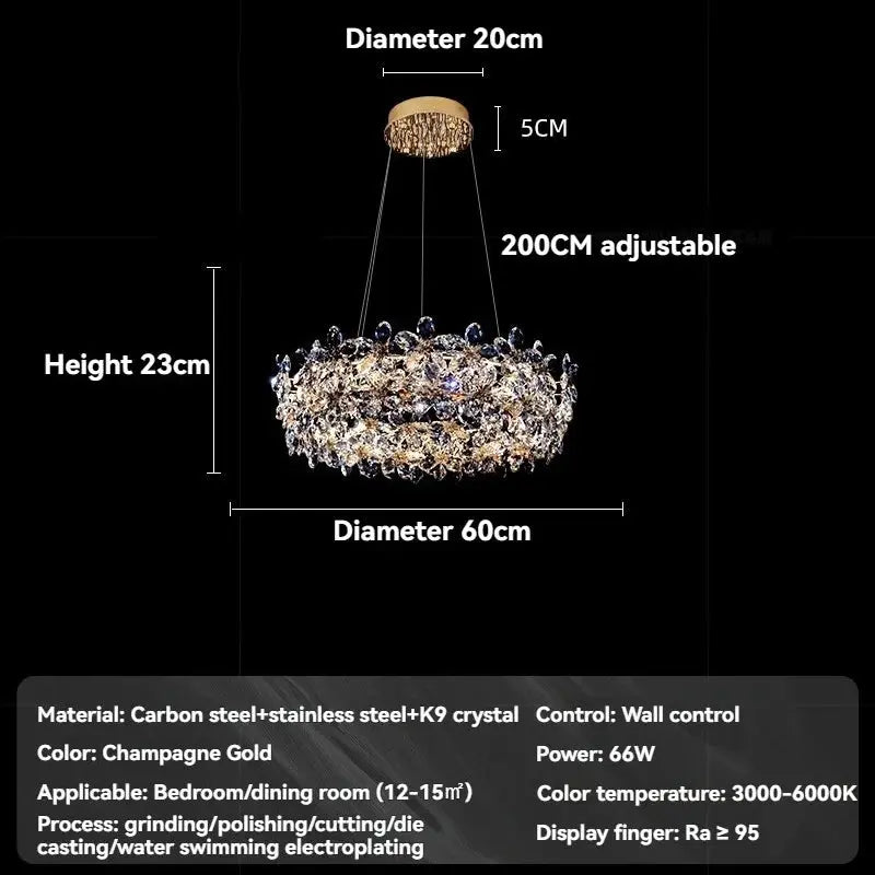 Luxury Crystal Chandelier Pendant