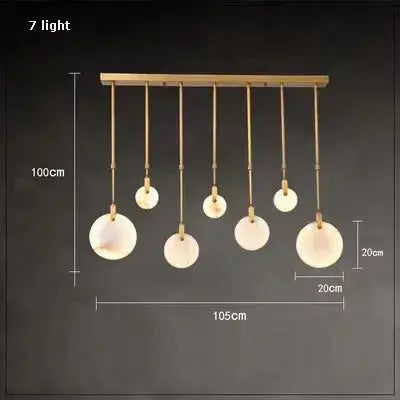 Luxury Natural Stone Pendant Lamp ChandeliersLife®