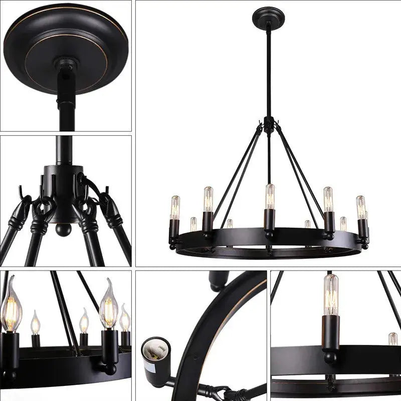 Nordic Antique Candle Chandelier