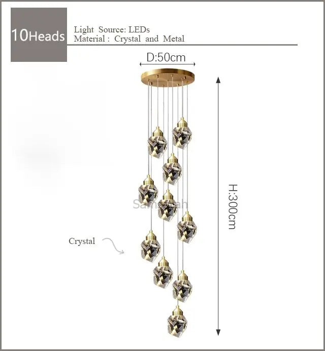 Iris Copper Italia Pendant Light ChandeliersLife®