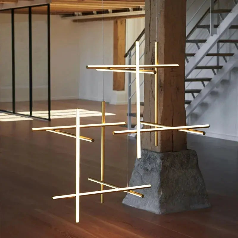 Nordic Minimalist Italian Tube Chandeliers ChandeliersLife®