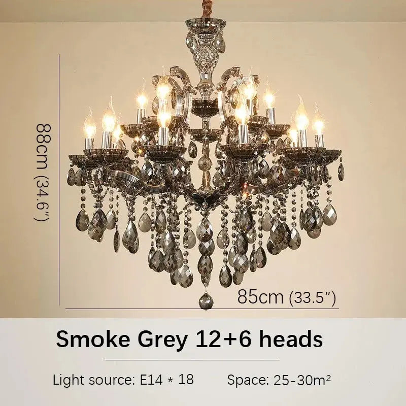 Red Luxury Crystal Chandelier