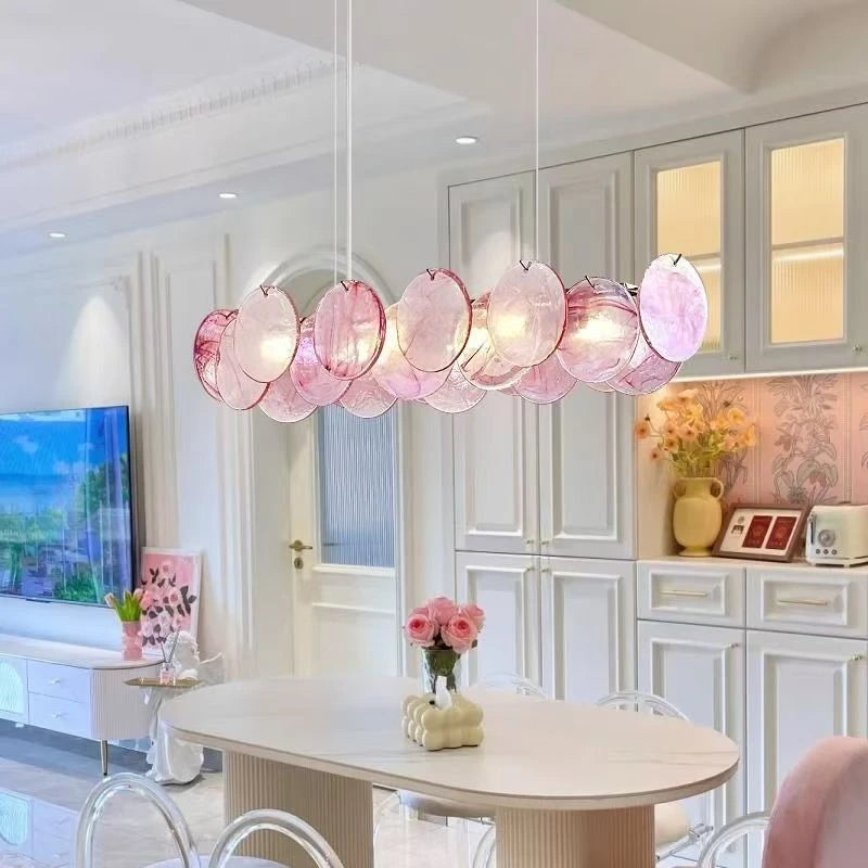 Verdeva Murano-inspired Coloured Glass chandelier, product gallery image 4 of 15