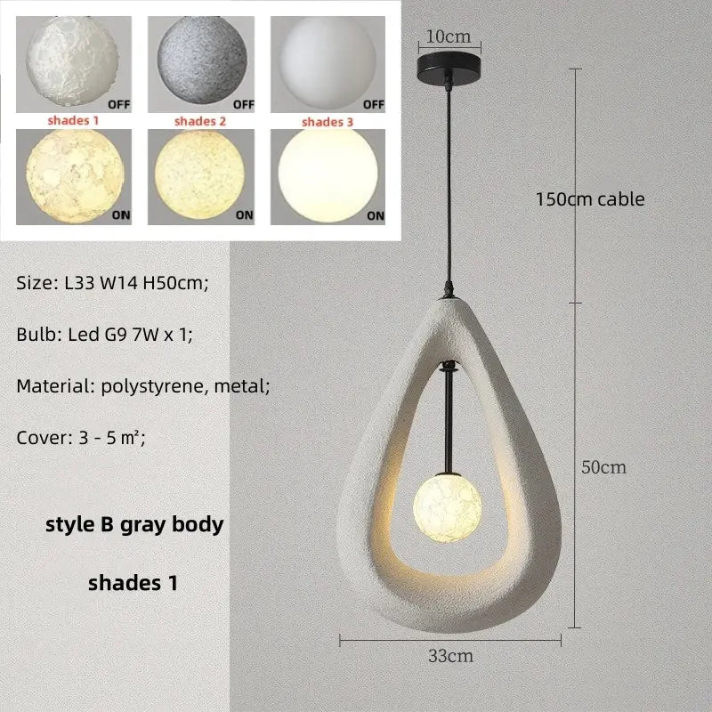 Long Wabi Sabi Dining Room Unique LED Lights ChandeliersLife®