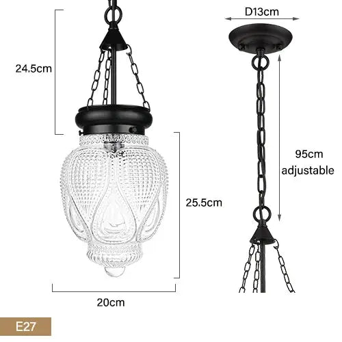 Farmhouse Suspension Glass Pendant Lights ChandeliersLife®