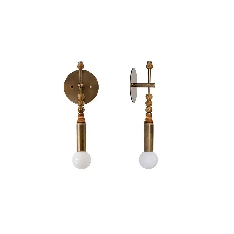 Valenne Antique Brass Wall Light