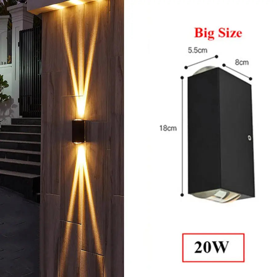 Waterproof LED Up Down Garden Wall Light ChandeliersLife®