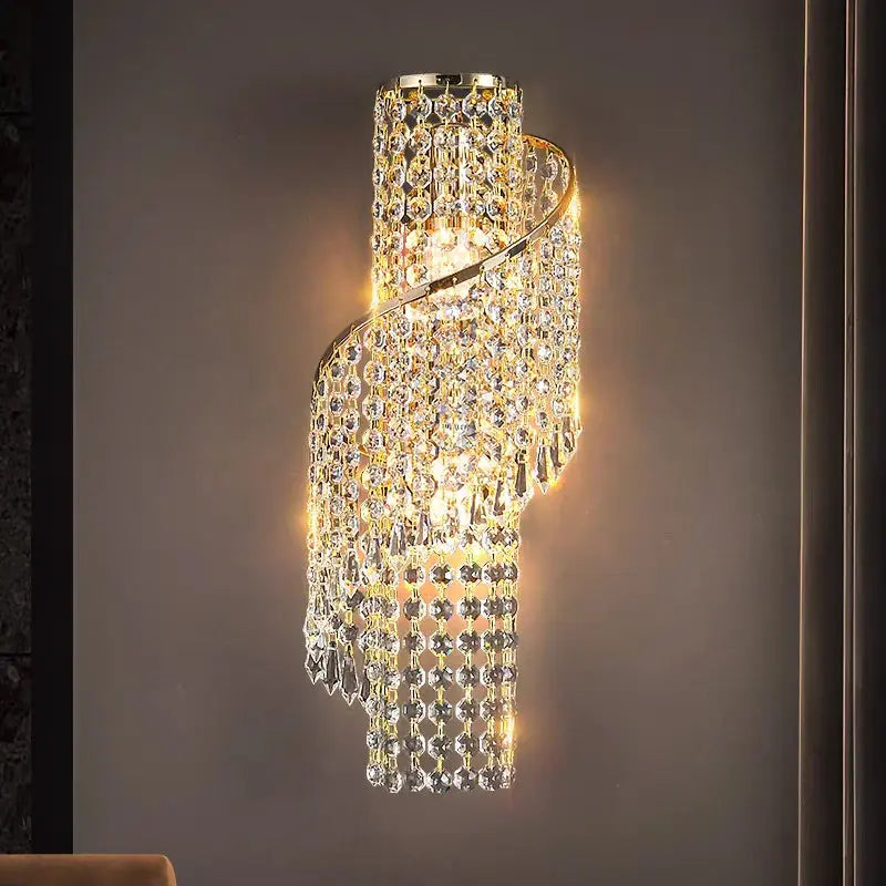 Entrance Luxury Crystal Wall Lamp