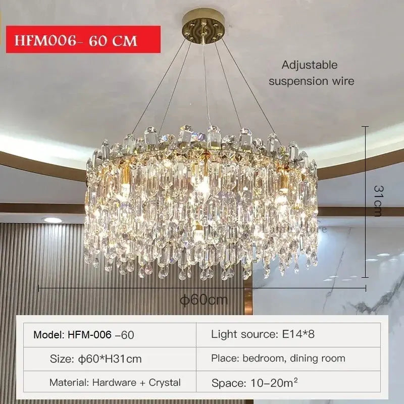 Luxury Crystal Elegant Chandelier ChandeliersLife®