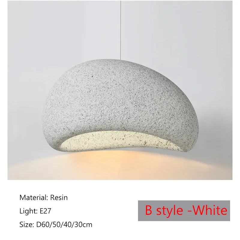 2025 New Model Wabi Sabi Pendant Lamp Living Room Dining Table Bedroom LED Ceiling Chandelier Light Home Decor E27 Hanging Lamp ChandeliersLife®