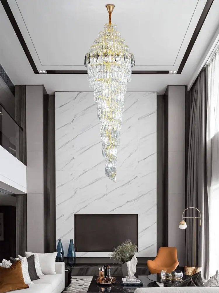 Luxury High Ceiling Long Chandelier ChandeliersLife®