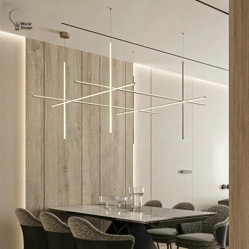 Nordic Minimalist Italian Tube Chandeliers ChandeliersLife®