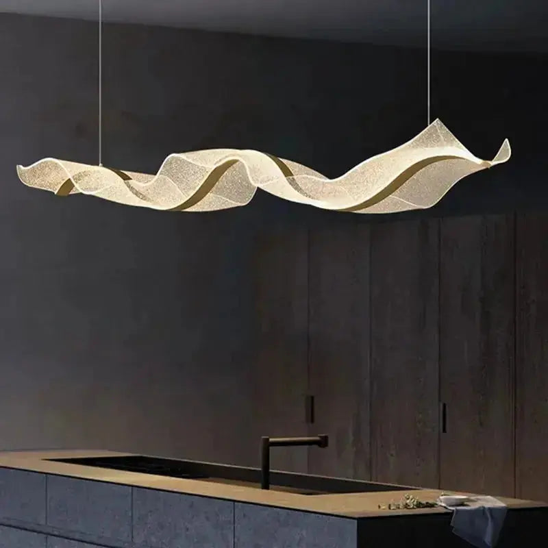 Modern Minimal LED Chandelier Wave Design ChandeliersLife®