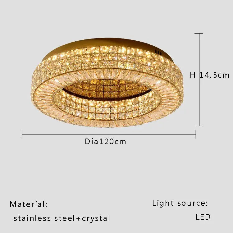 Modern Two Tier Crystal Luxury Ceiling Lights ChandeliersLife®