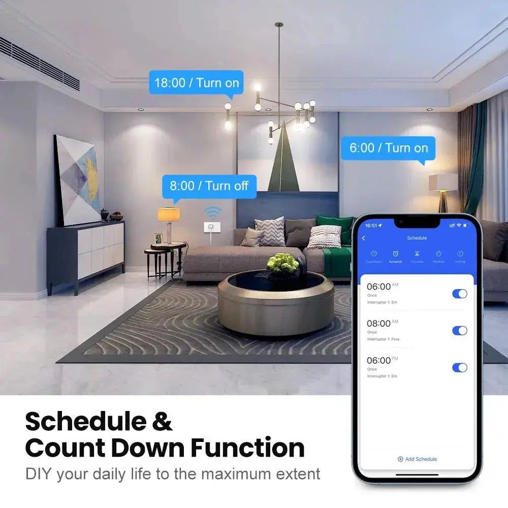 Alexa Google Home WIFI Smart Plug UK ChandeliersLife®