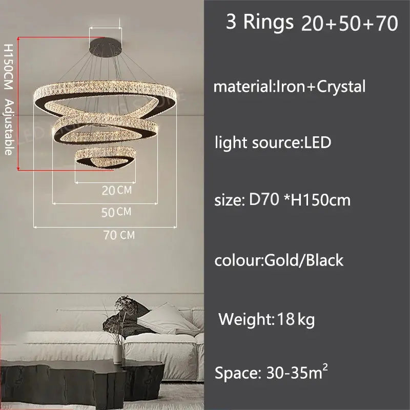 Luxury Modern Home Decoration Villa Chandelier ChandeliersLife®