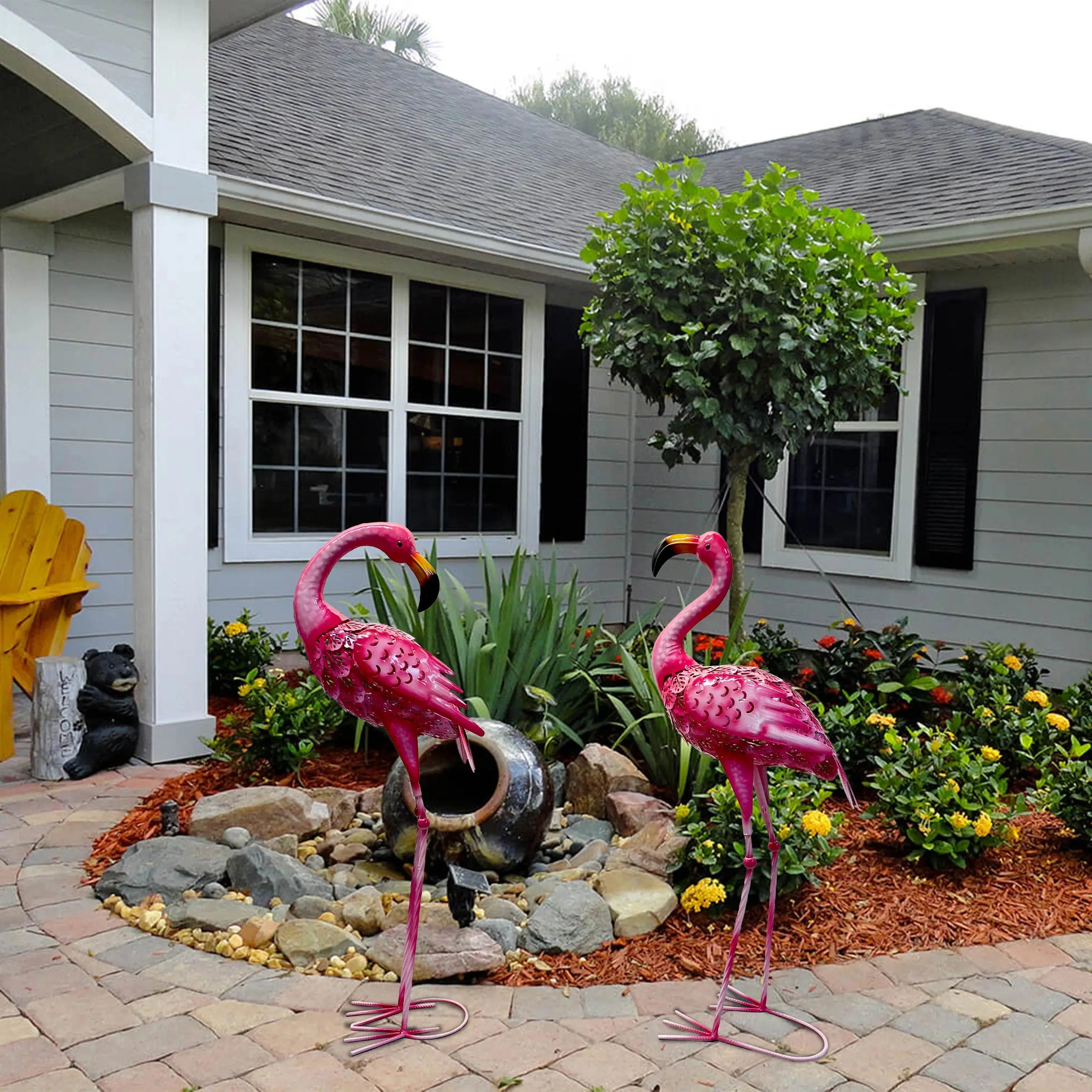 Garden Pink Flamingo Statue ChandeliersLife®