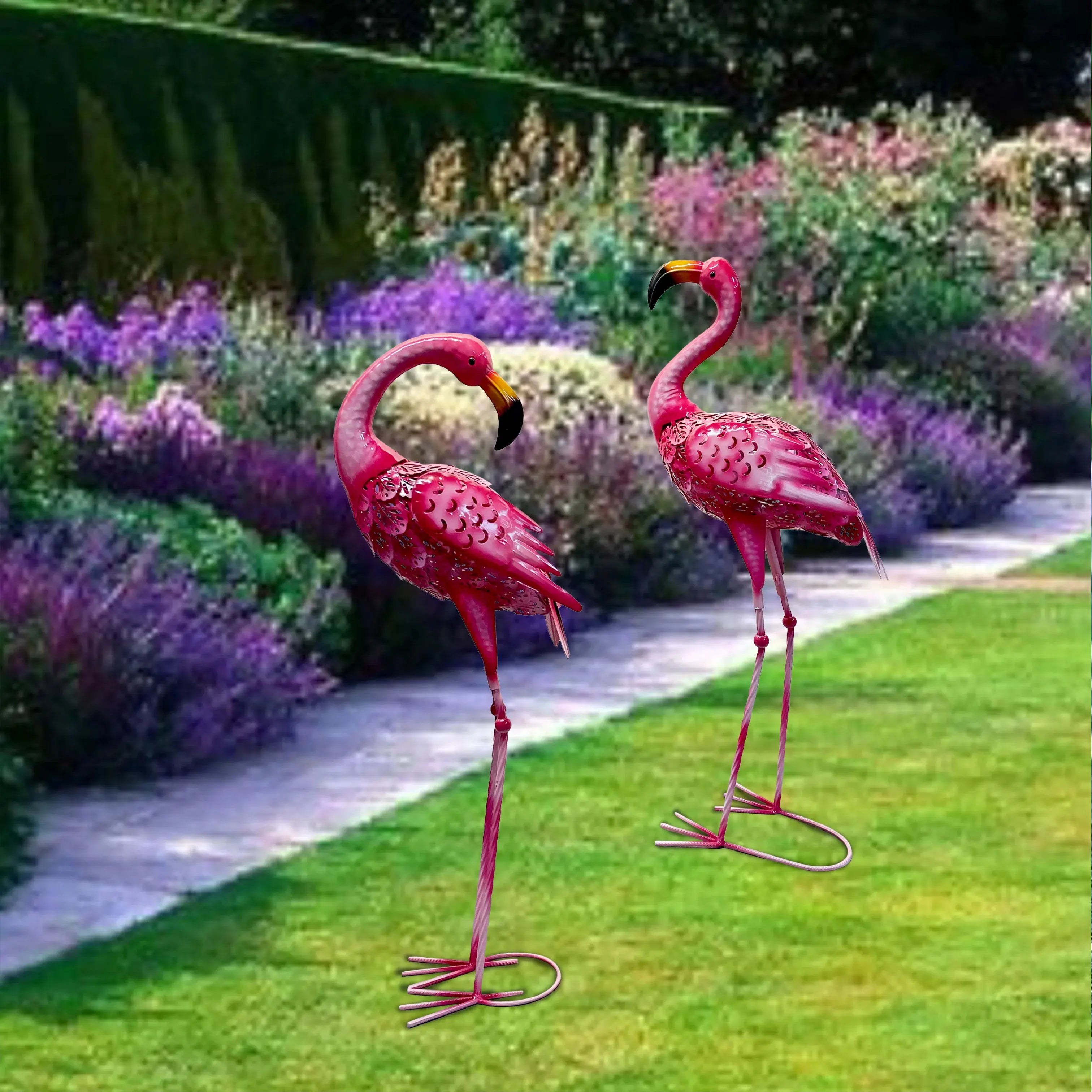 Garden Pink Flamingo Statue ChandeliersLife®
