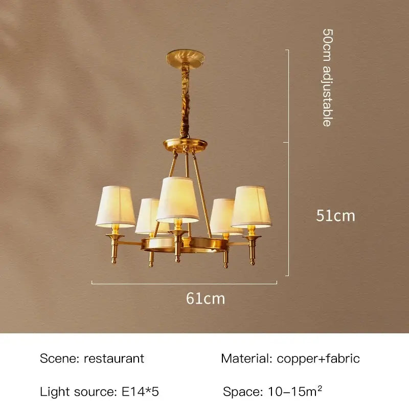 Copper Chandelier ChandeliersLife®