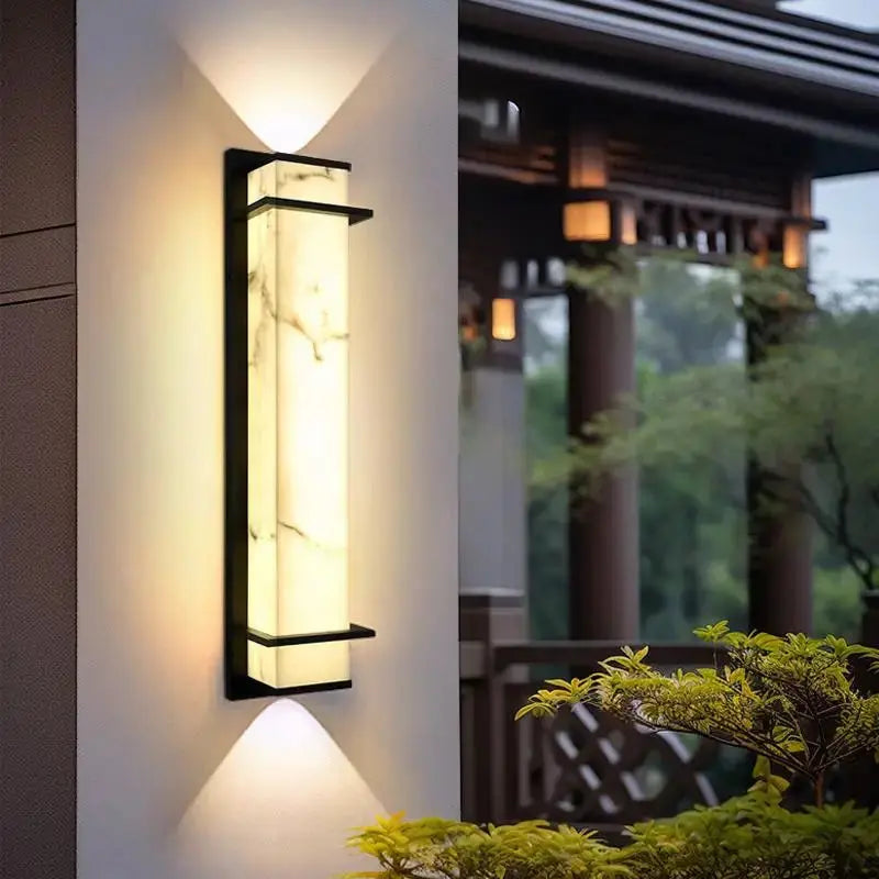 LED Marble Wall Lamp Ambience Outdoor Entrance Aisle Staircase Living Room Balcony Villa Courtyard Outdoor Waterproof Wall Light ChandeliersLife®