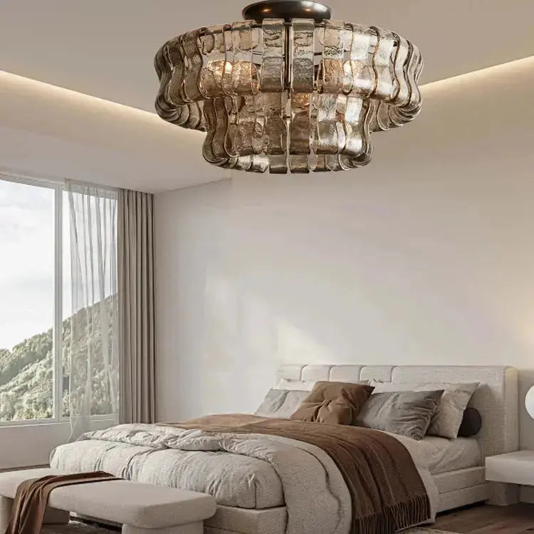 2026 Luxury Ceiling Modern Glass Chandelier ChandeliersLife®
