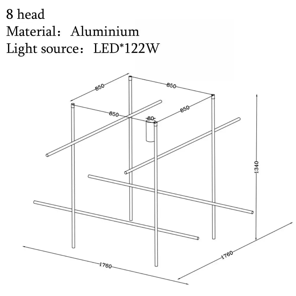 Nordic Minimalist Italian Tube Chandeliers - ChandeliersLife®