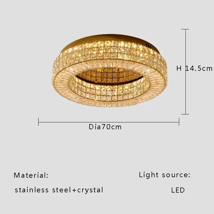 Modern Two Tier Crystal Luxury Ceiling Lights ChandeliersLife®