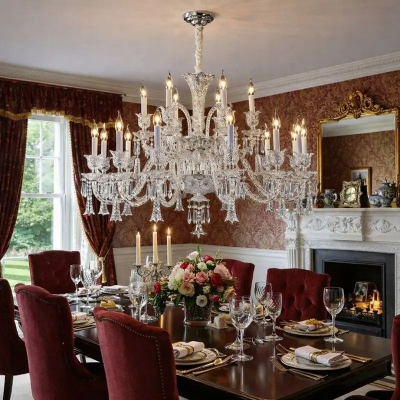 Living Room Lighting Luxury K9 Crystal Chandelier ChandeliersLife®