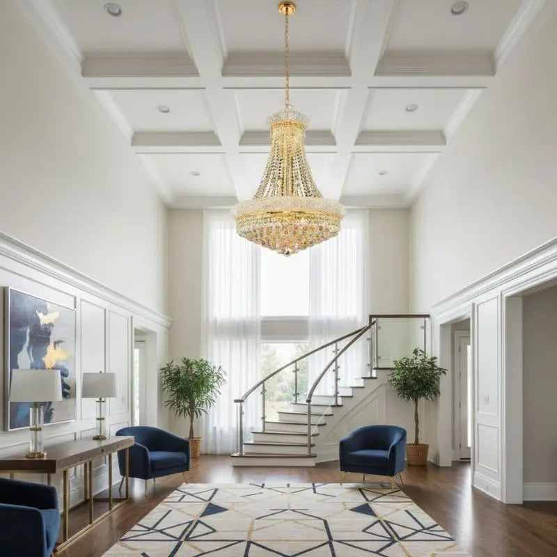 French Empire Gold Crystal Chandelier ChandeliersLife®