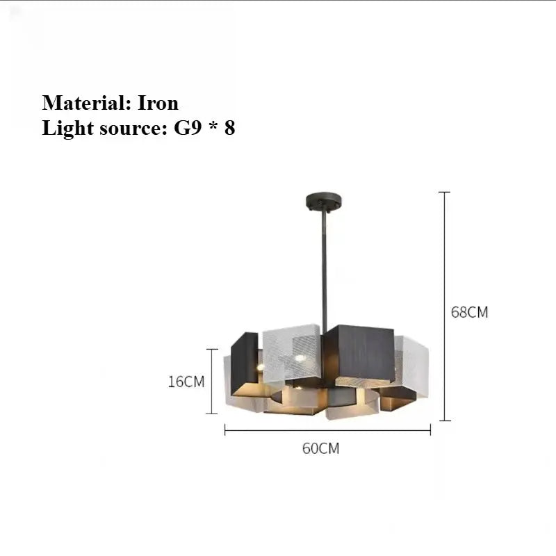 Industrial Style Black Metal Chandeliers ChandeliersLife®