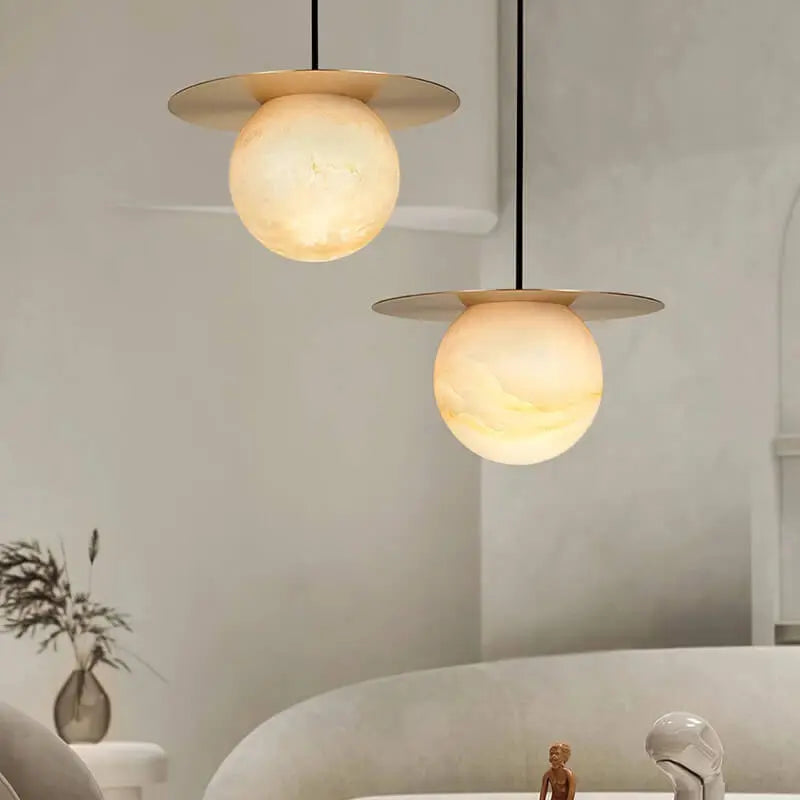 Nordic Style Alabaster Pendant Light ChandeliersLife®