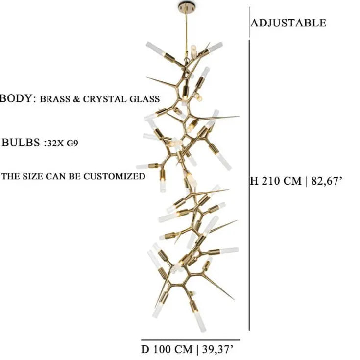 Sharp Chandelier ChandeliersLife®