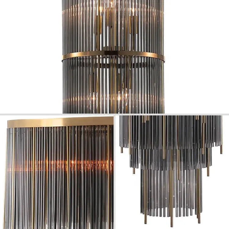 Luxury Crystal Smoky Grey Chandelier ChandeliersLife®