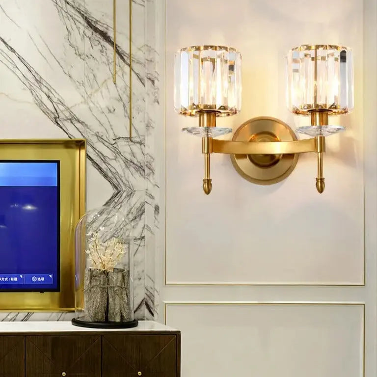 Nordic Crystal Iron Wall Lamp ChandeliersLife®