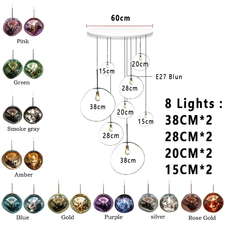 Nordic Lava Foyer Lighting ChandeliersLife®
